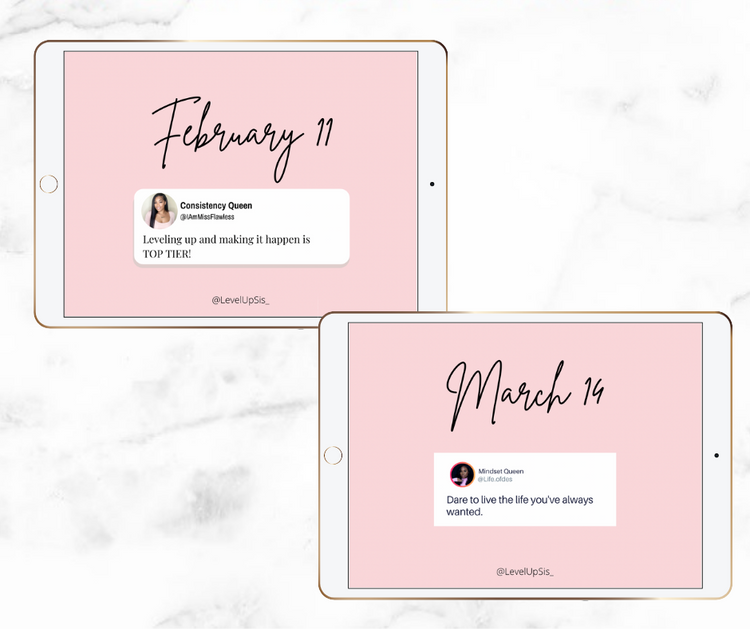 Digital Motivational Calendar